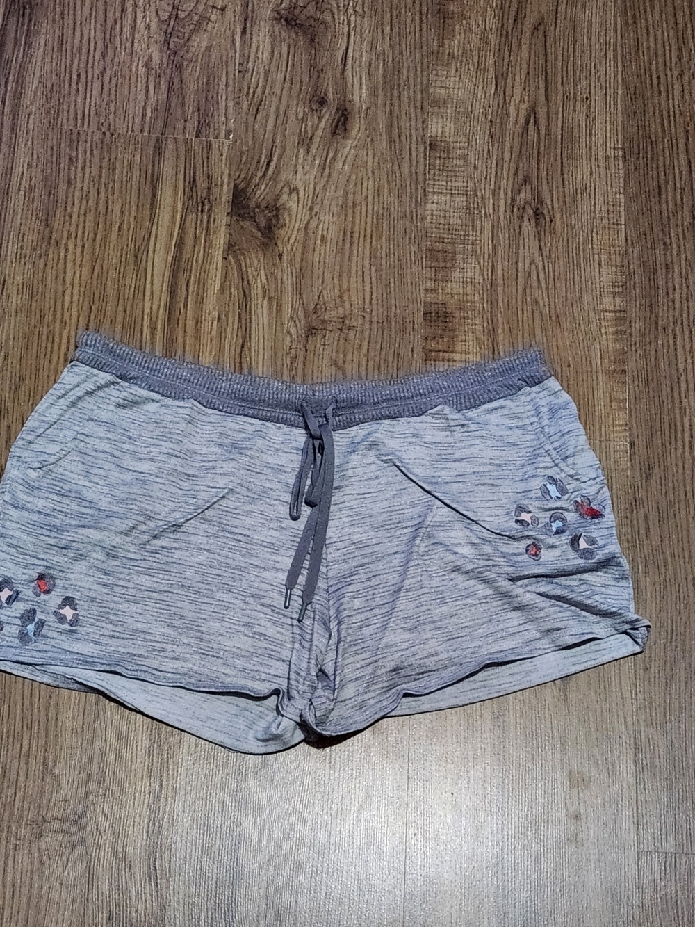 Secret Treasures Heather Gray Athletic Lounge Shorts with Drawstring